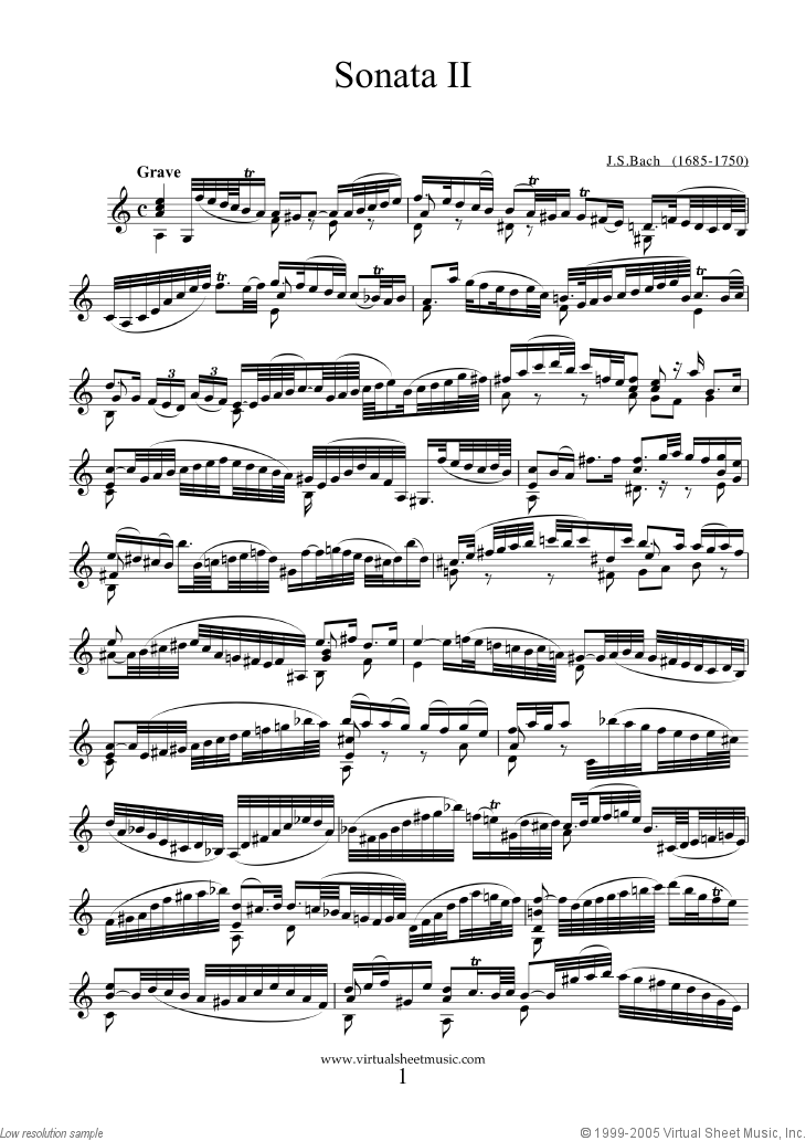 Noten Sonata No.2 in A minor