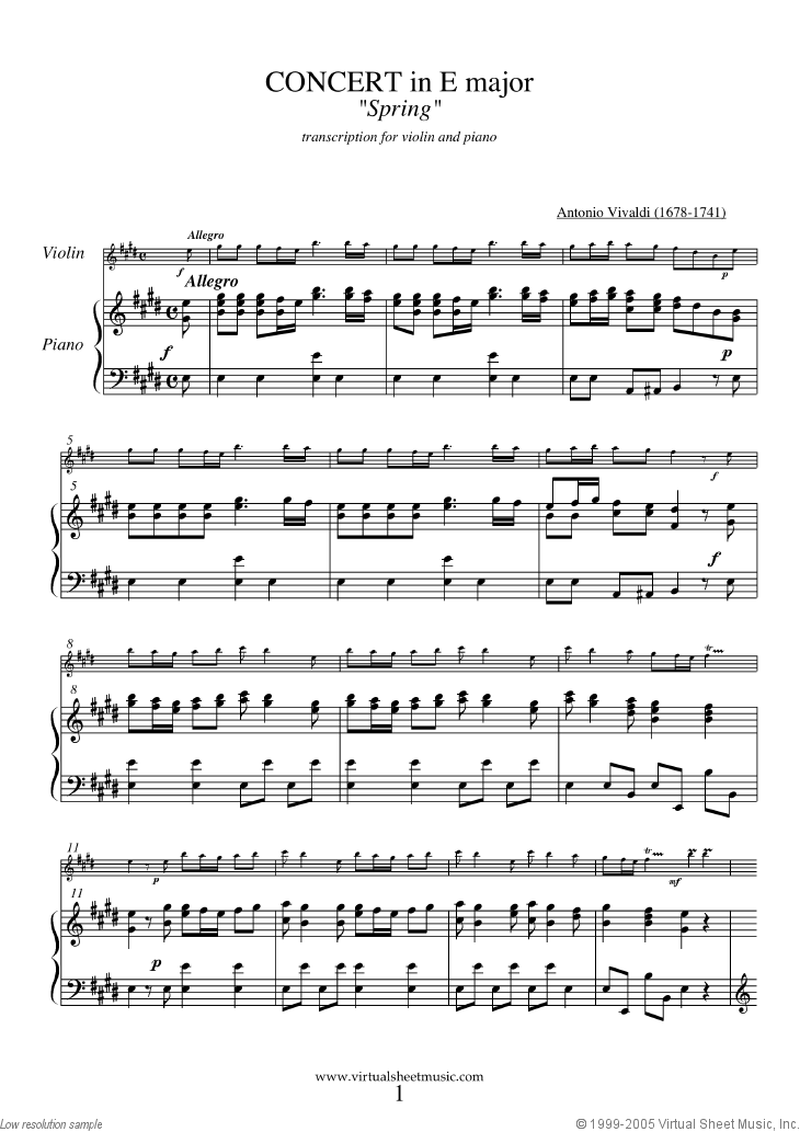 Noten The Four Seasons - Concertos (neue Ausgabe)
